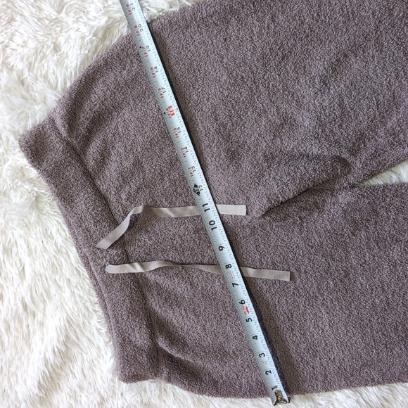 Cupcakes & Cashmere Cozy Grey Teddy Sherpa Lounge Joggers Size Medium - Picture 7 of 9